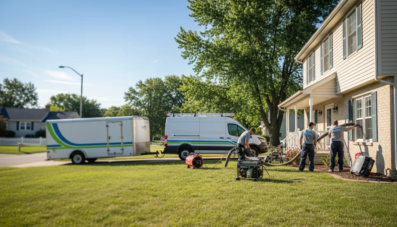 Flooded Basement Restoration And Cleanup With Repair in Faribault, MN near me
